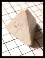 Dice : Dice - DM Collection - Armory 1st Generation Opaque White D4 - Ebay Jan 2011